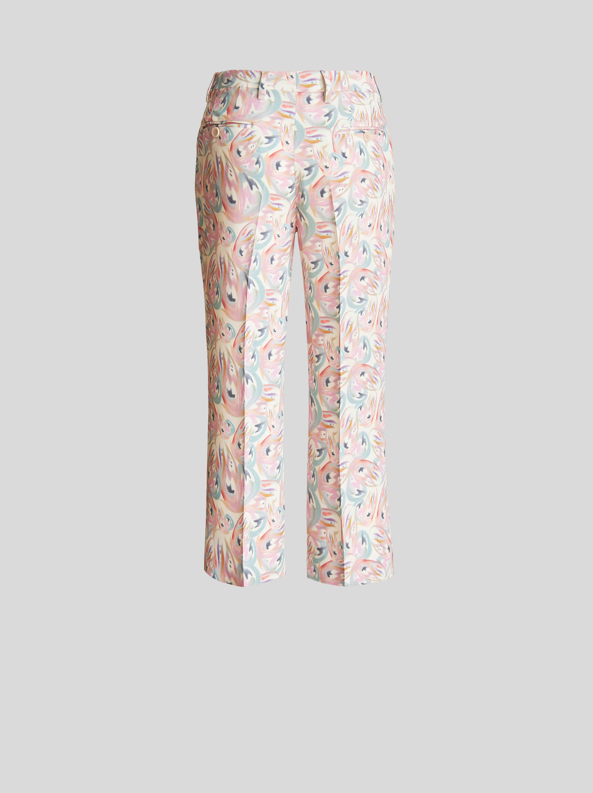TROUSERS WITH MICRO BUTTERFLY PATTERN - 5