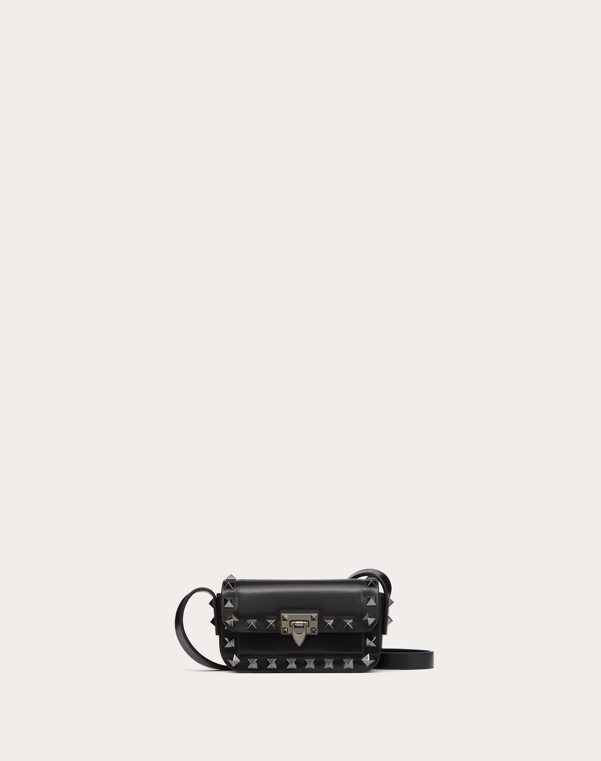 MICRO ROCKSTUD23 SHOULDER BAG IN SMOOTH CALFSKIN - 1