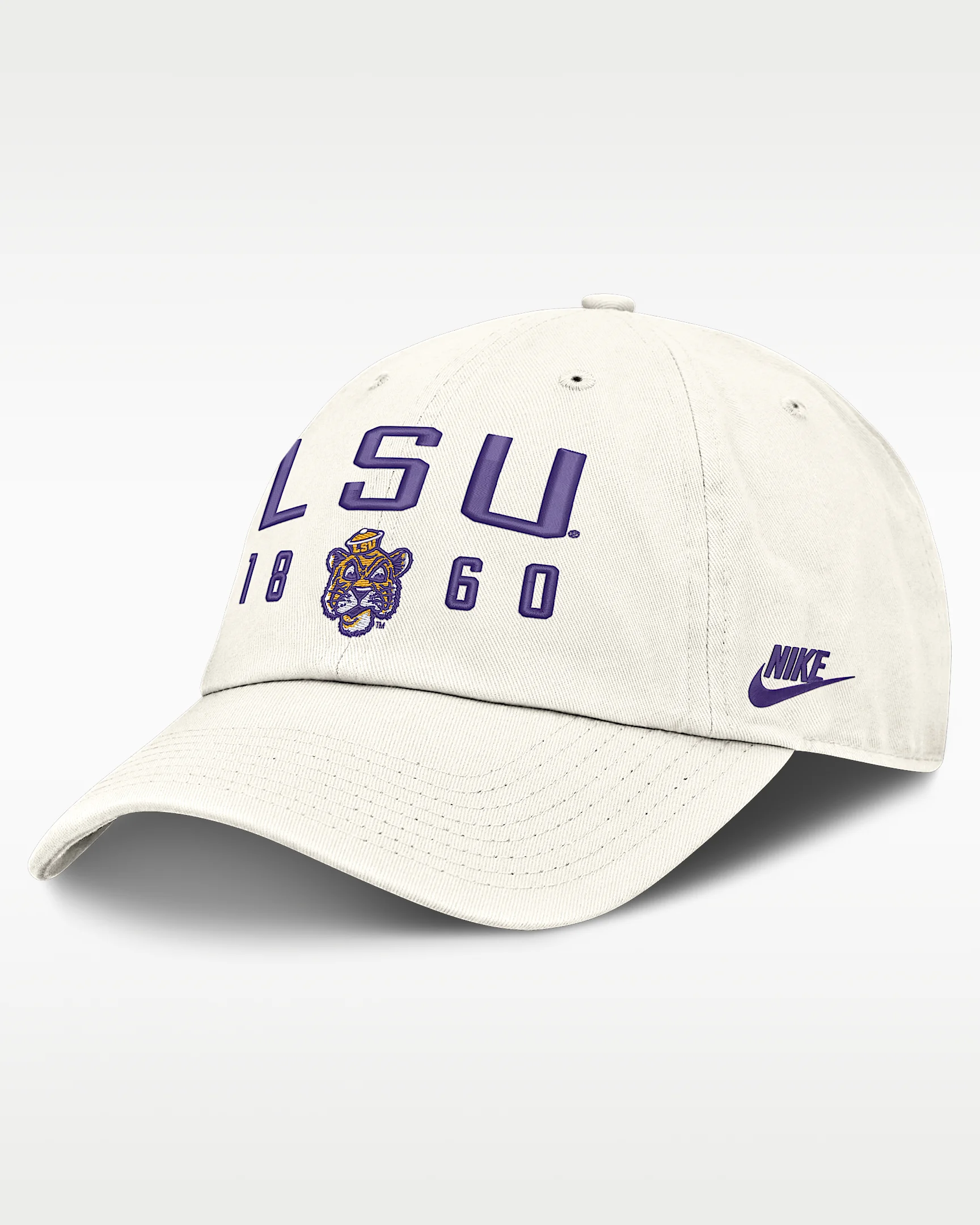 LSU Natural Club Men's Nike College Adjustable Hat - 1
