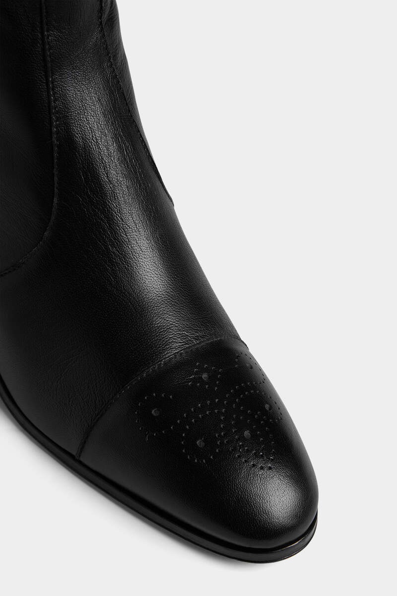 VINTAGE LEATHER ANKLE BOOT - 4