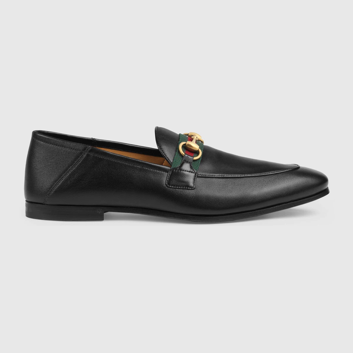 Men's leather Horsebit loafer with Web - 6