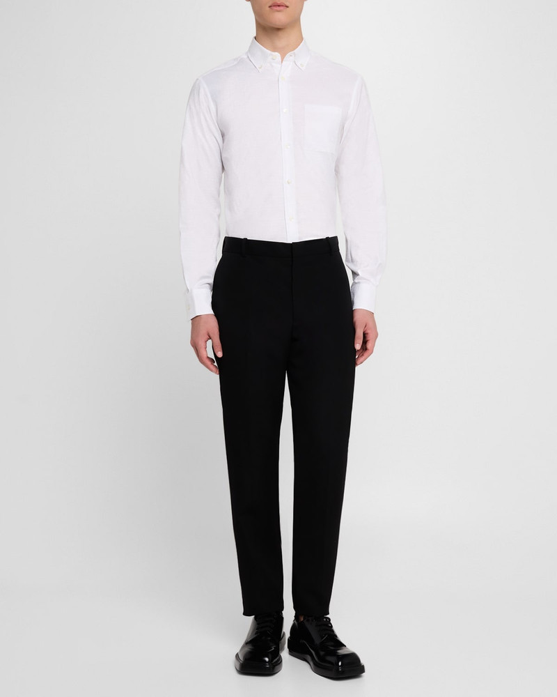 FERRAGAMO Men's Gancio Oxford Sport Shirt outlook