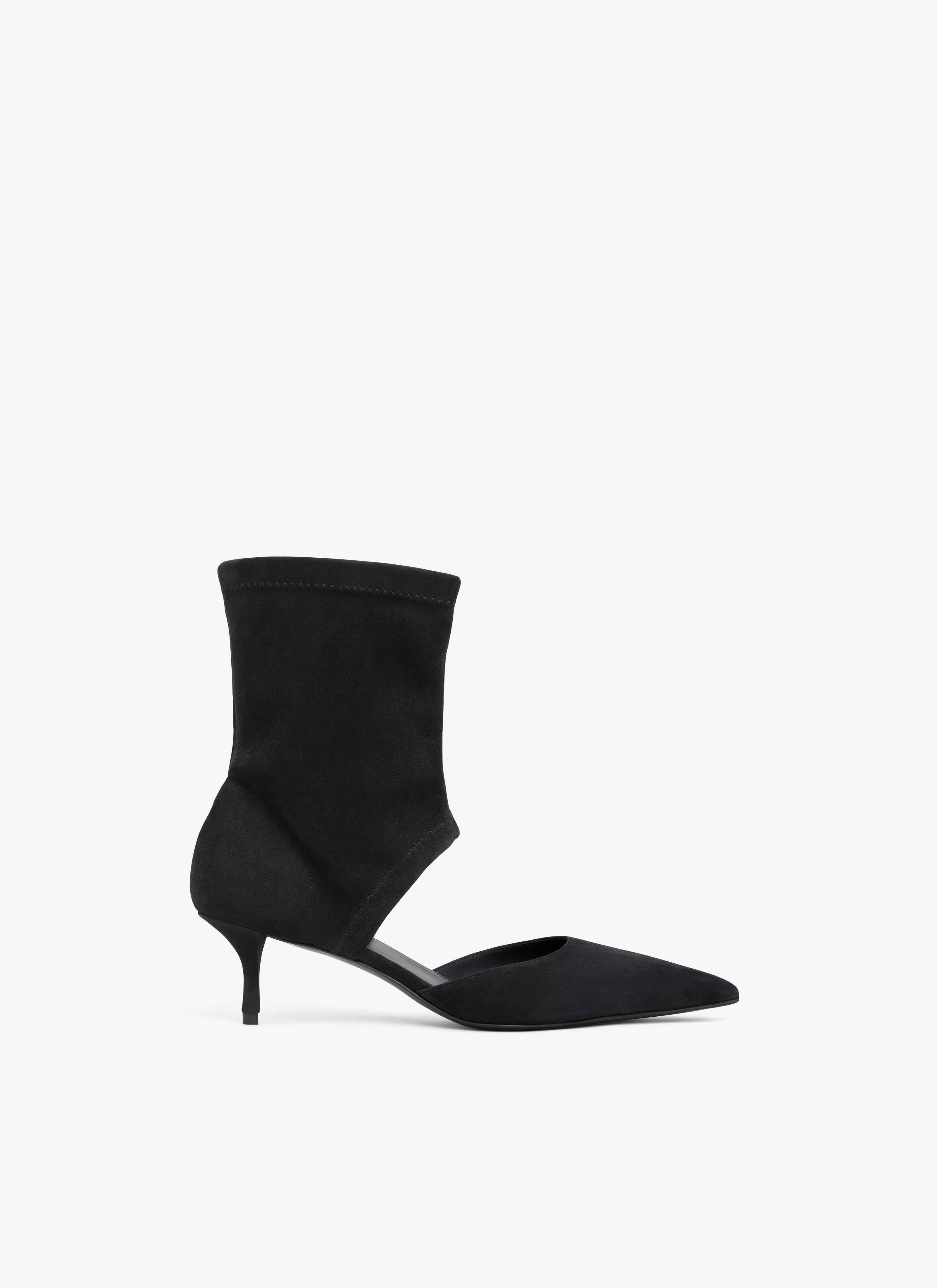 LOW BOOTS IN STRETCH SUEDE - 1