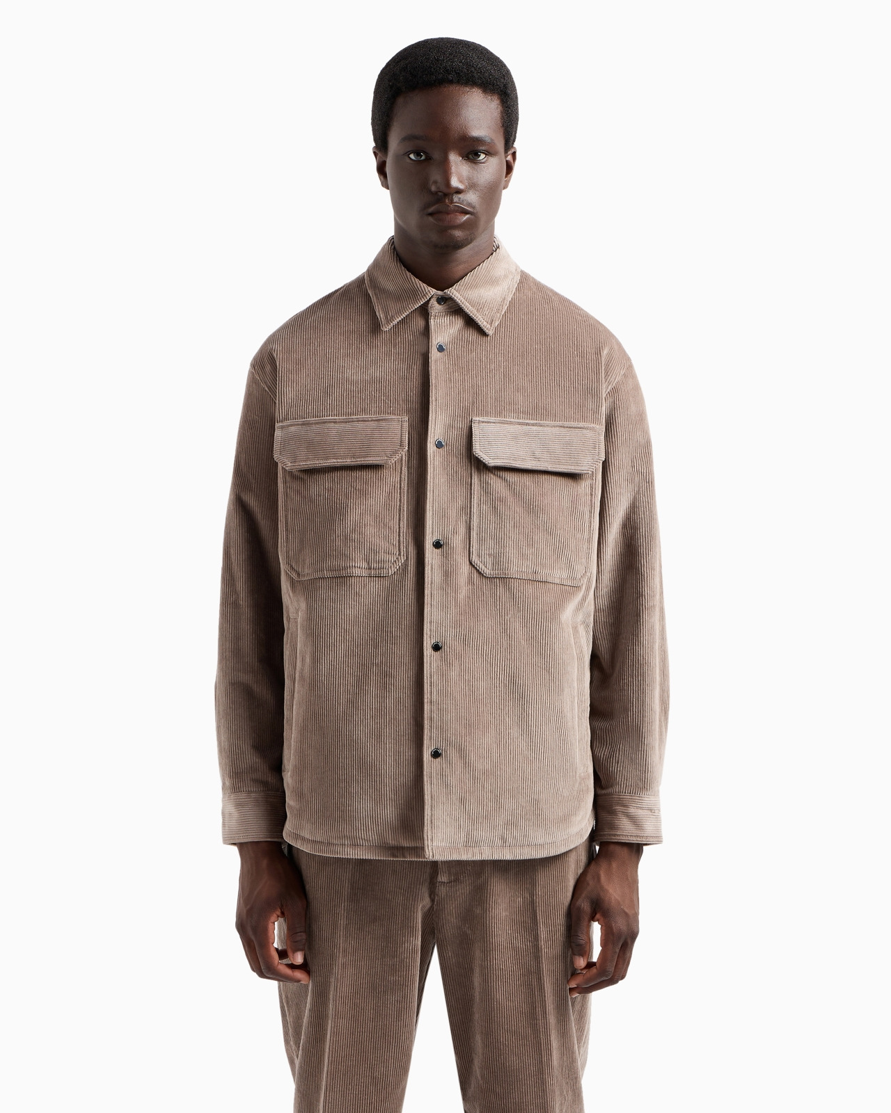 Corduroy shirt jacket - 2