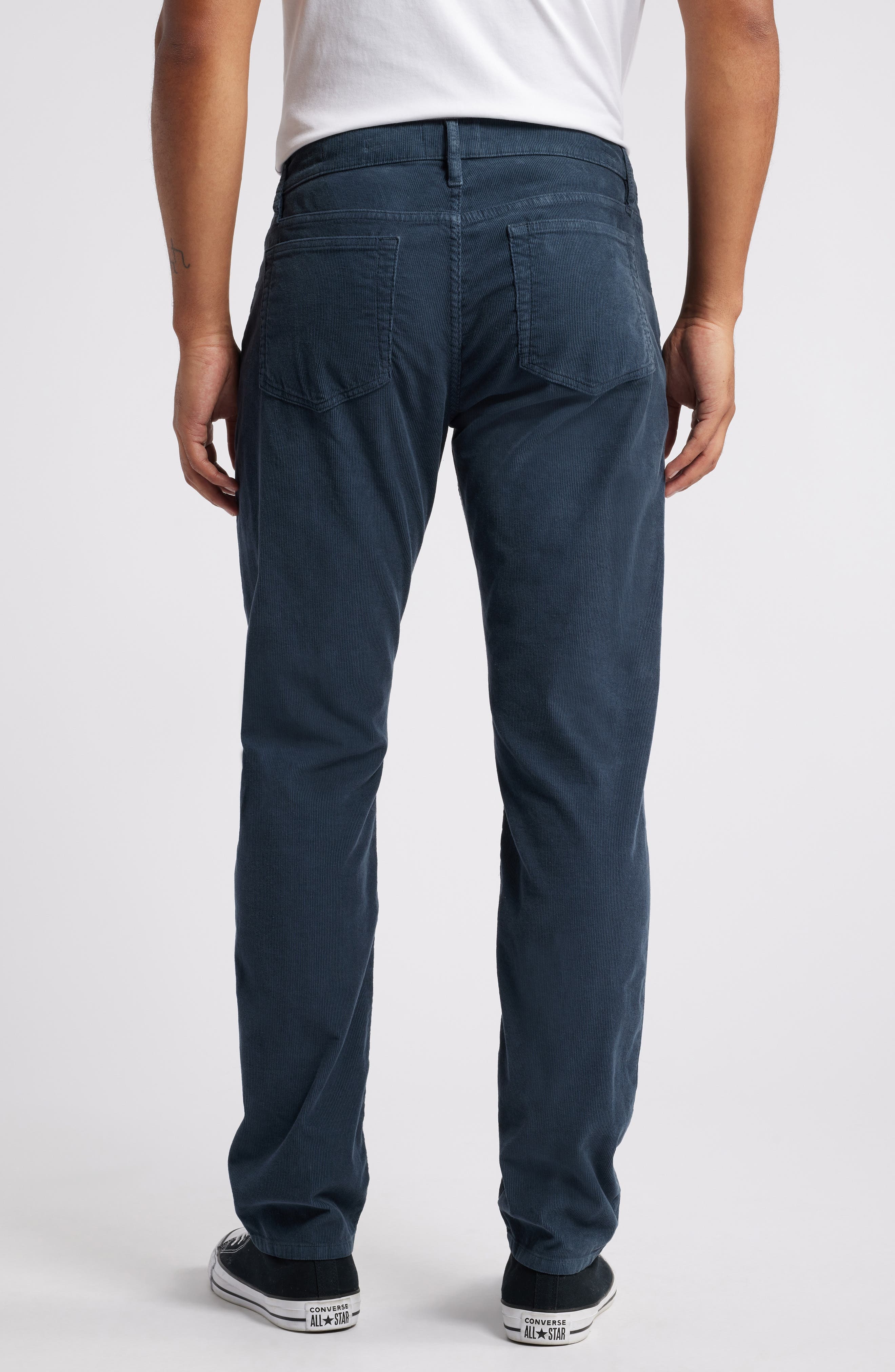 FRAME L'Homme Corduroy Slim Jeans in Slate Blue at Nordstrom - 2