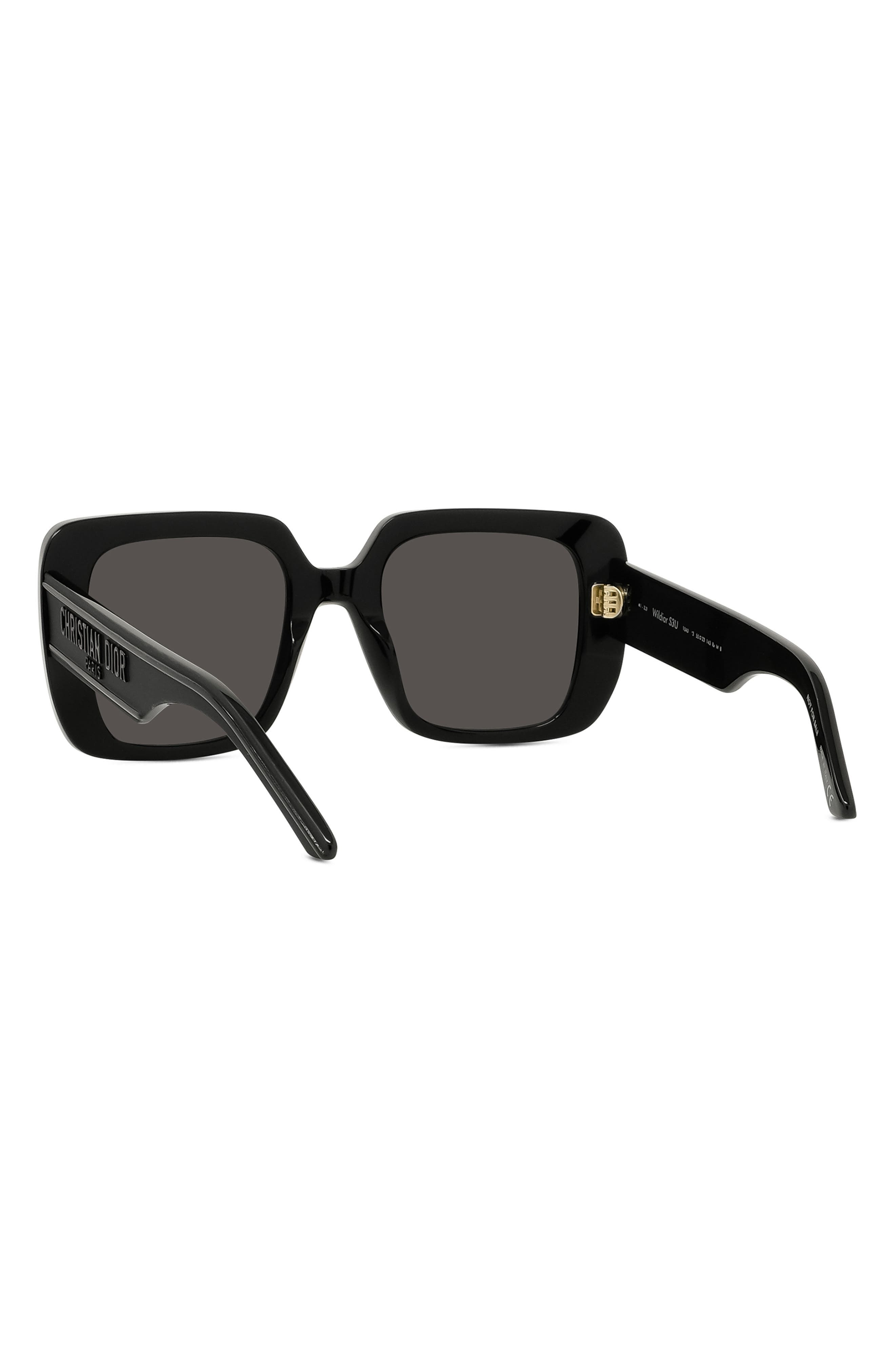 Wildior S3U 55mm Square Sunglasses in Black/Grey at Nordstrom - 3