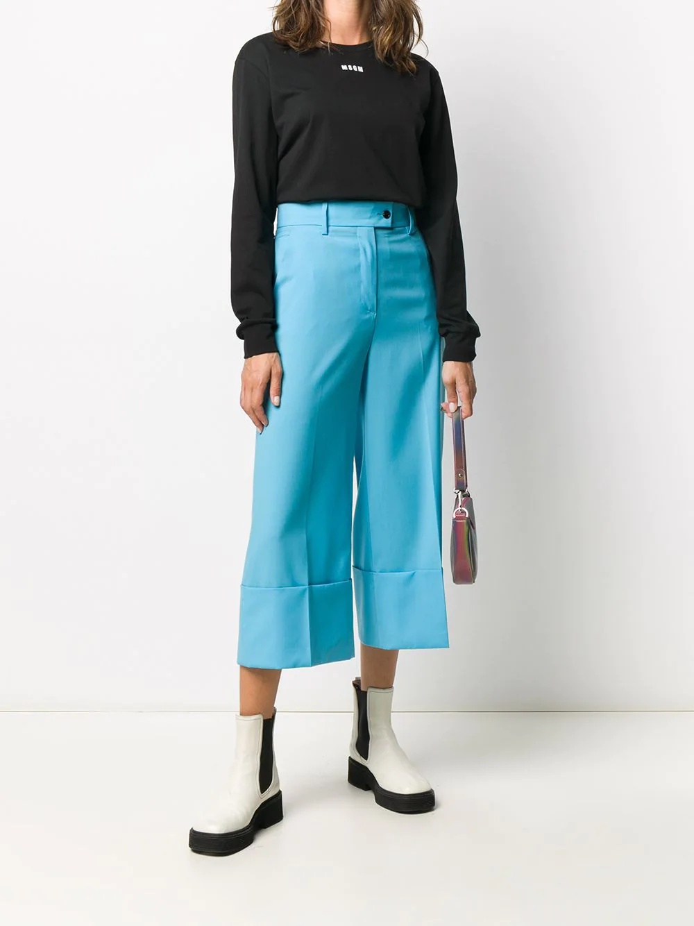 turn-up culottes - 2