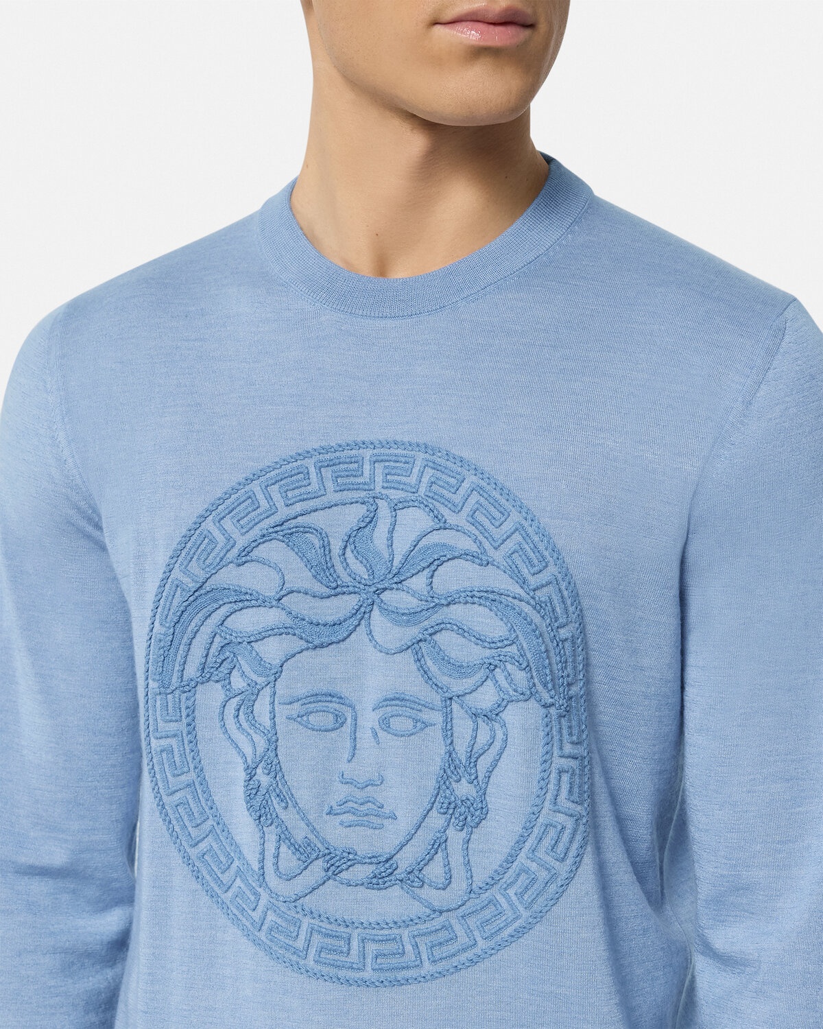 Embroidered Medusa Sweater - 3