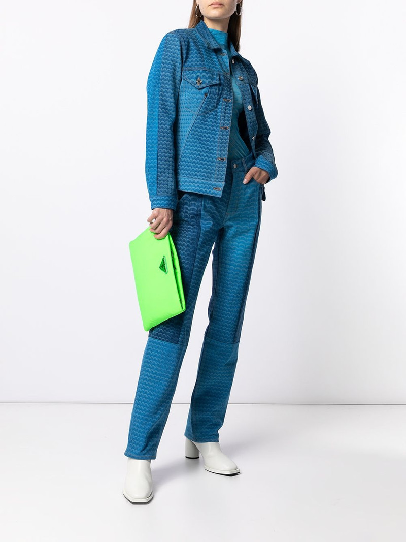 Marine Serre Moonfish Skin panelled jeans outlook