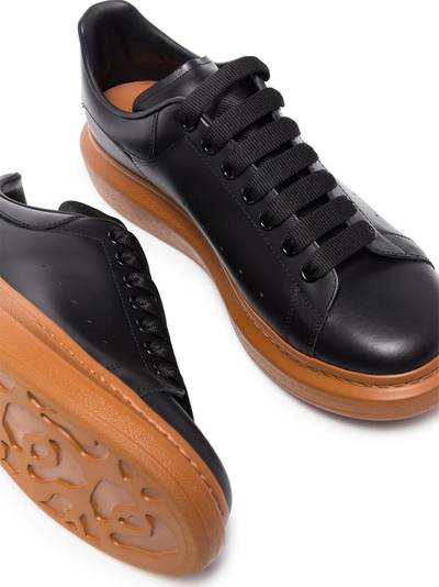 Alexander McQueen Oversized contrast-sole sneakers outlook