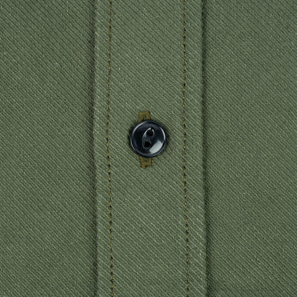 IHSH-307-OLV 13oz Military Serge Work Shirt - Olive - 9