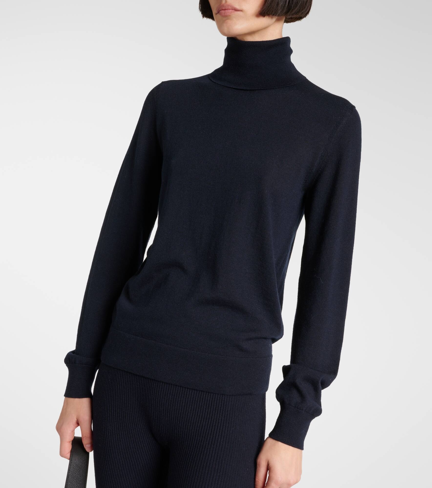 Dolcevita cashmere turtleneck top - 5