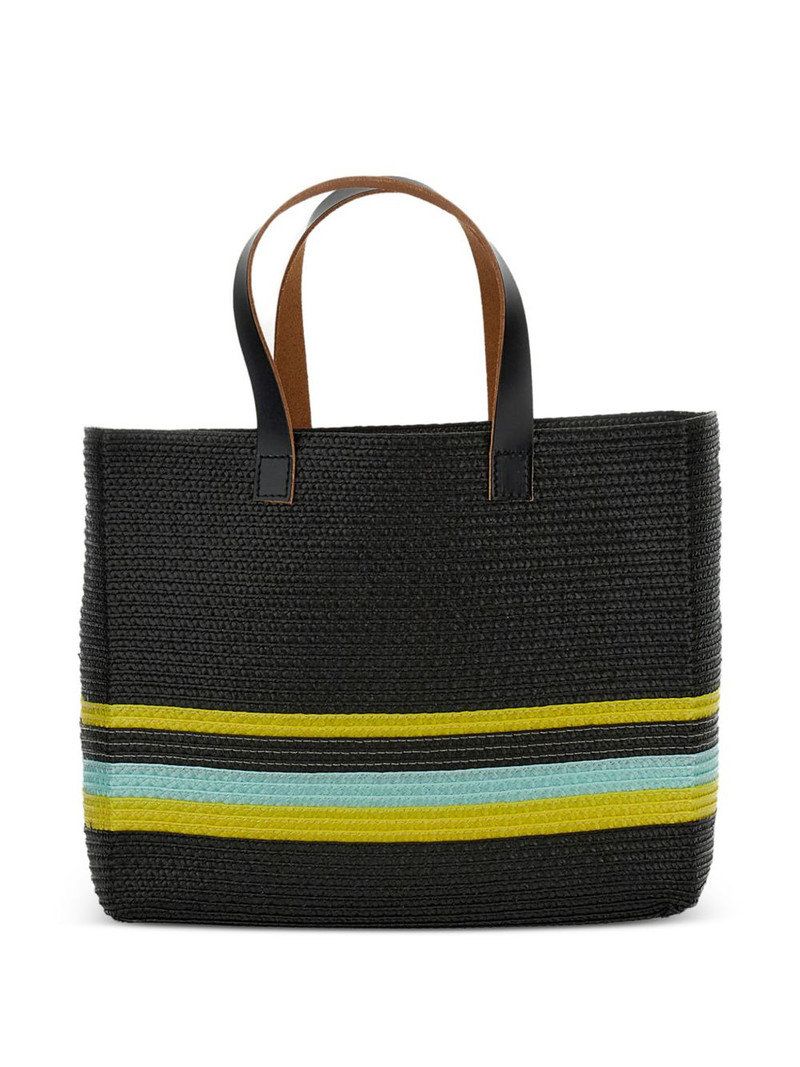 Plan C raffia tote bag outlook