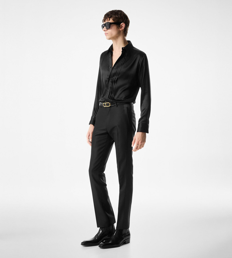 TOM FORD SILK CHARMEUSE SLIM FIT SHIRT outlook
