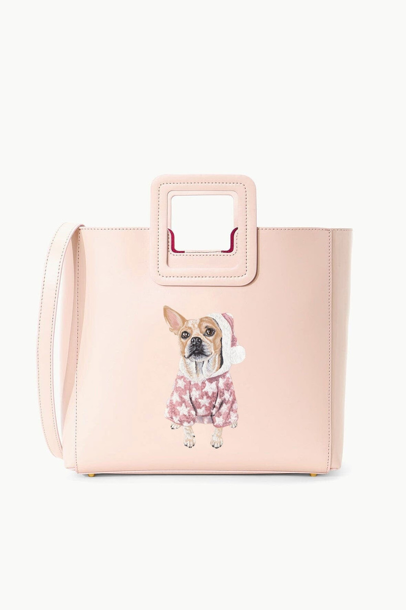 STAUD CUSTOM SHIRLEY LEATHER BAG | BLUSH 1