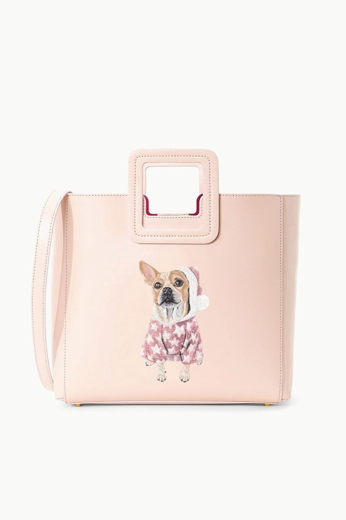 STAUD CUSTOM SHIRLEY LEATHER BAG | BLUSH - 1