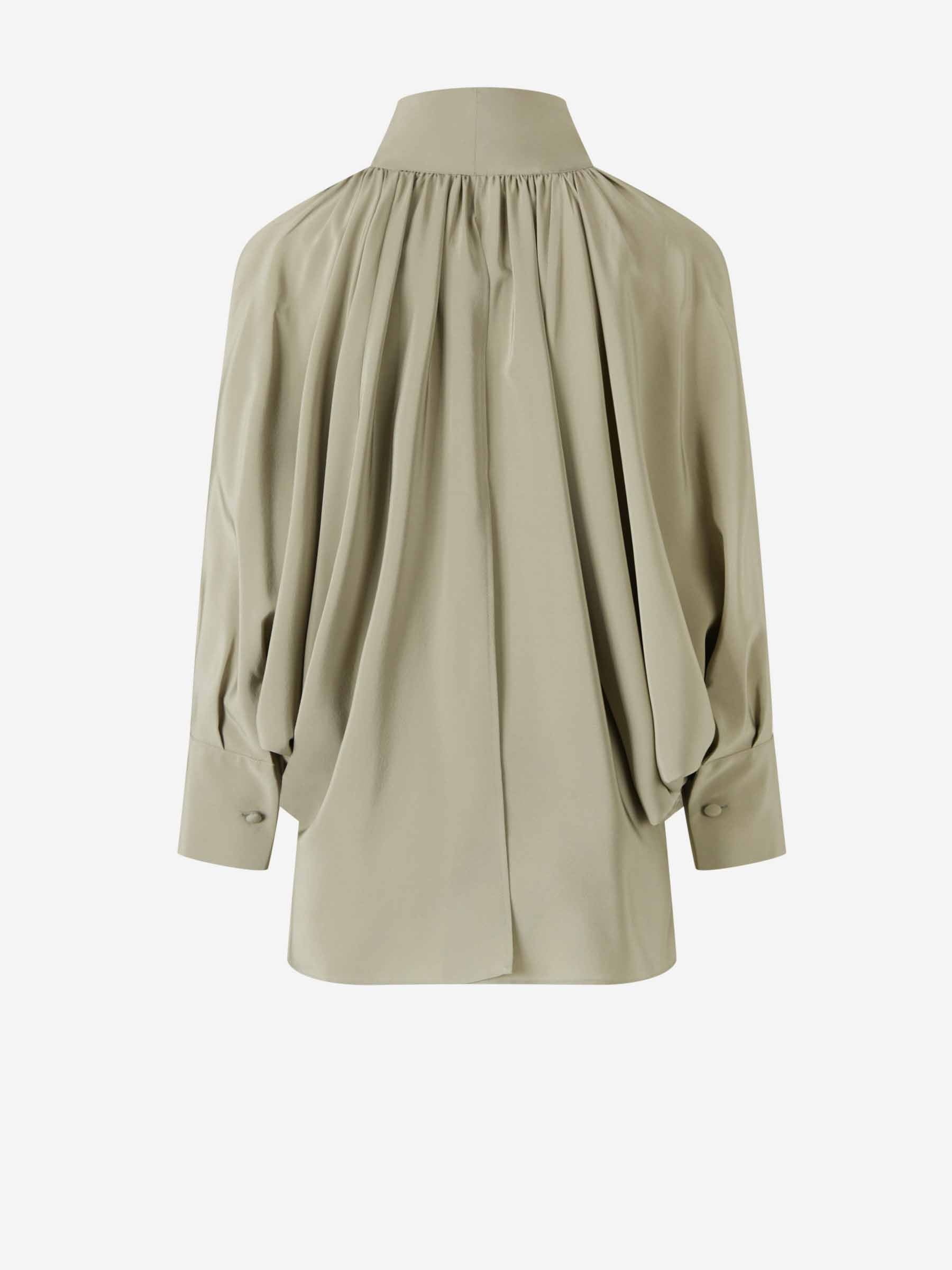 LEONIDA SILK BLOUSE - 2