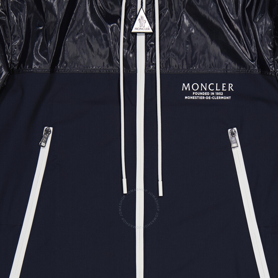 Moncler Men's Navy Vaugirard Logo Hooded Jacket - 2