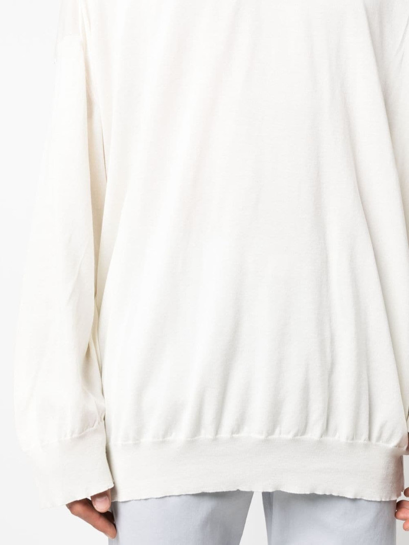 drop-shoulder crew-neck sweatshirt 5