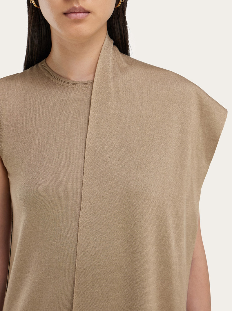 Mini dress with fringe detail 4