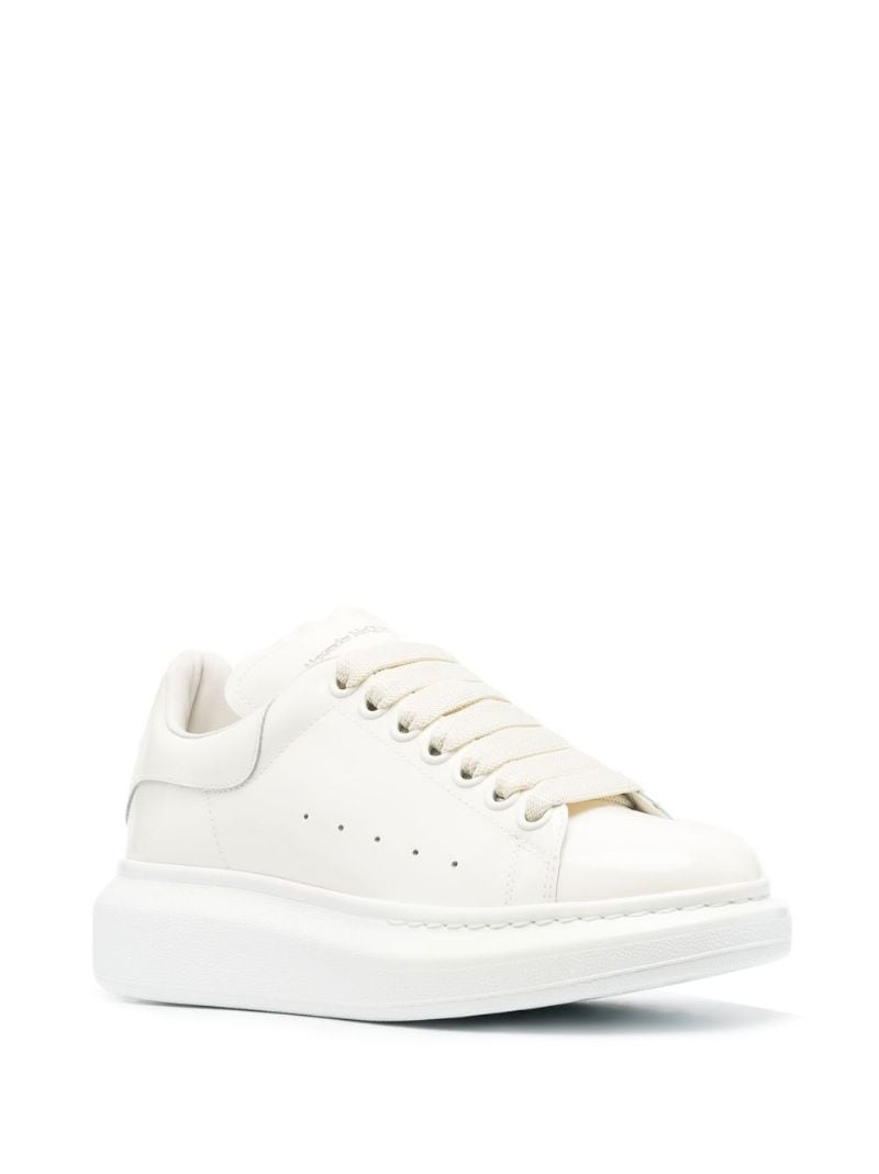 leather lo-top sneakers - 2