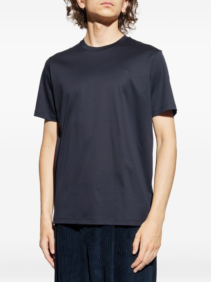 logo-embroidered cotton T-shirt 3