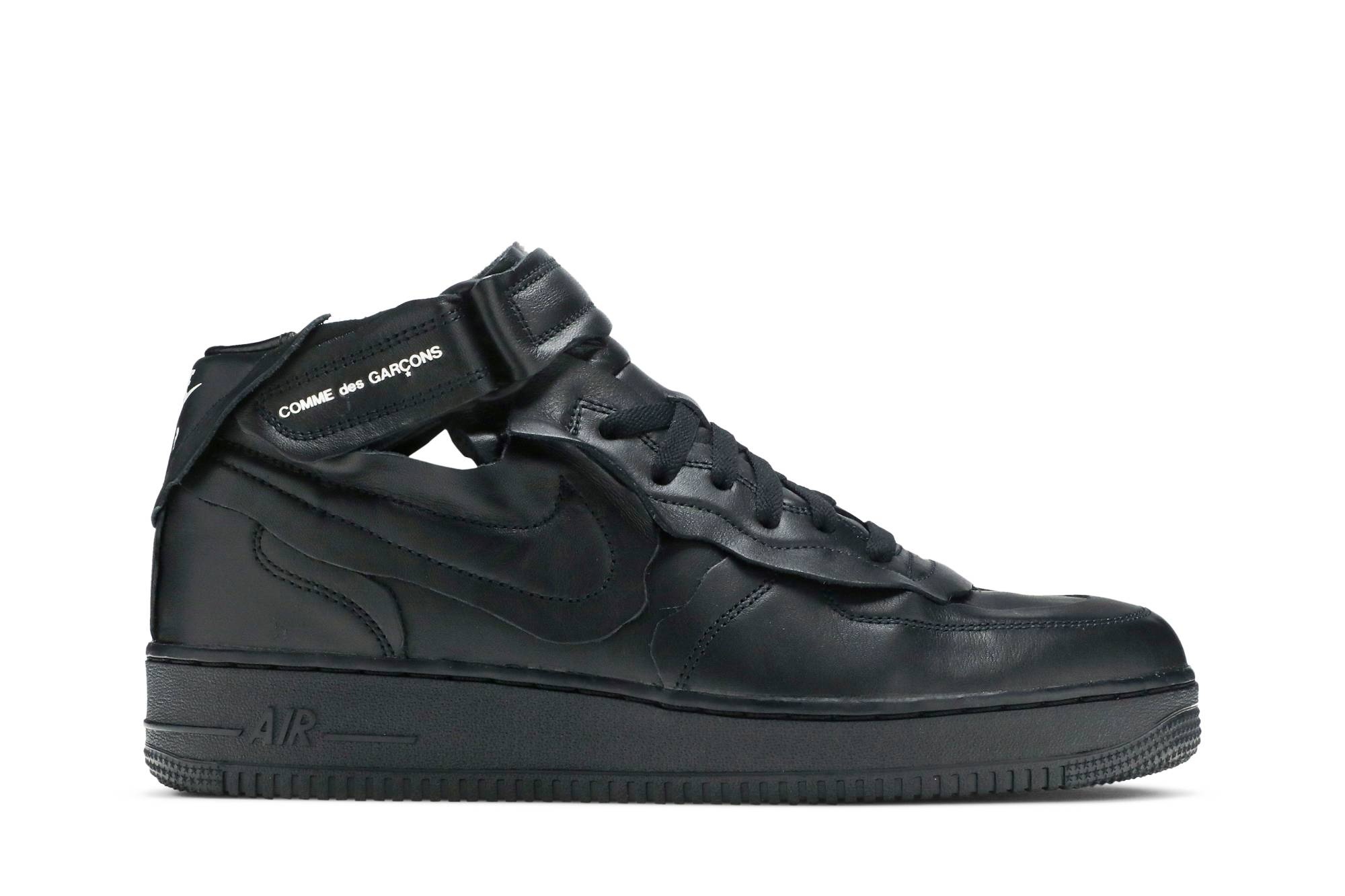 Comme des Garçons x Air Force 1 Mid 'Triple Black' - 1