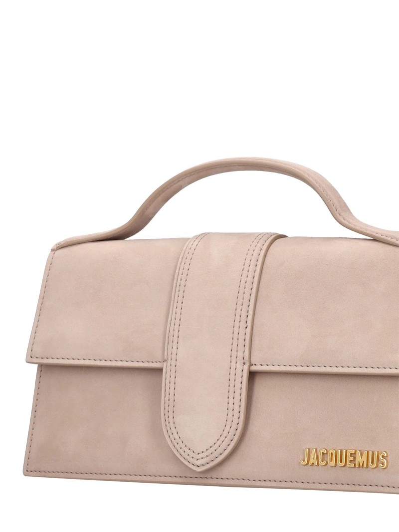 LE GRAND BAMBINO LEATHER TOP HANDLE BAG - 5