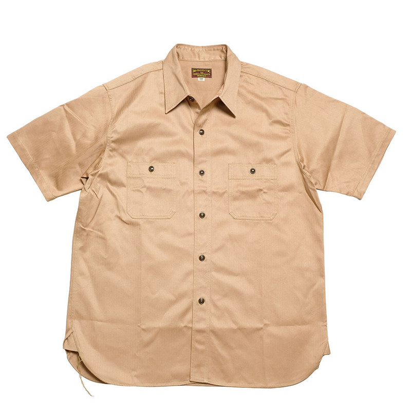 HERRINGBONE WORK SHIRTS - SHORT SLEEVE - BR39530 1