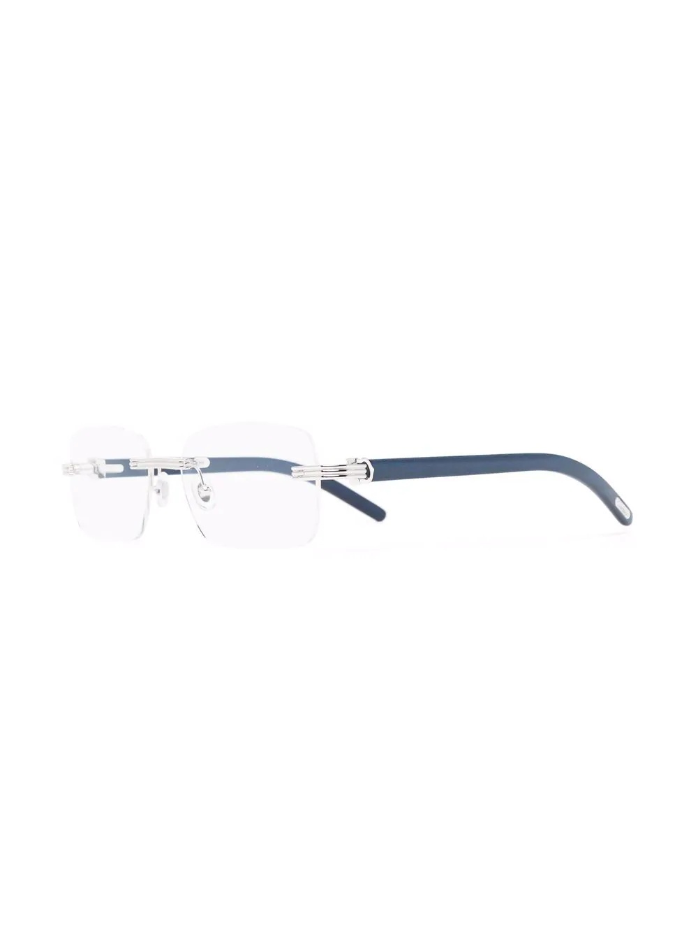 rimless square-frame glasses - 2