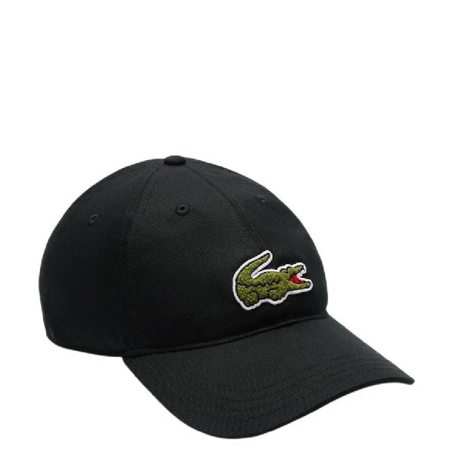 Lacoste Crocodile Embroidered Twill Cotton Cap - 1