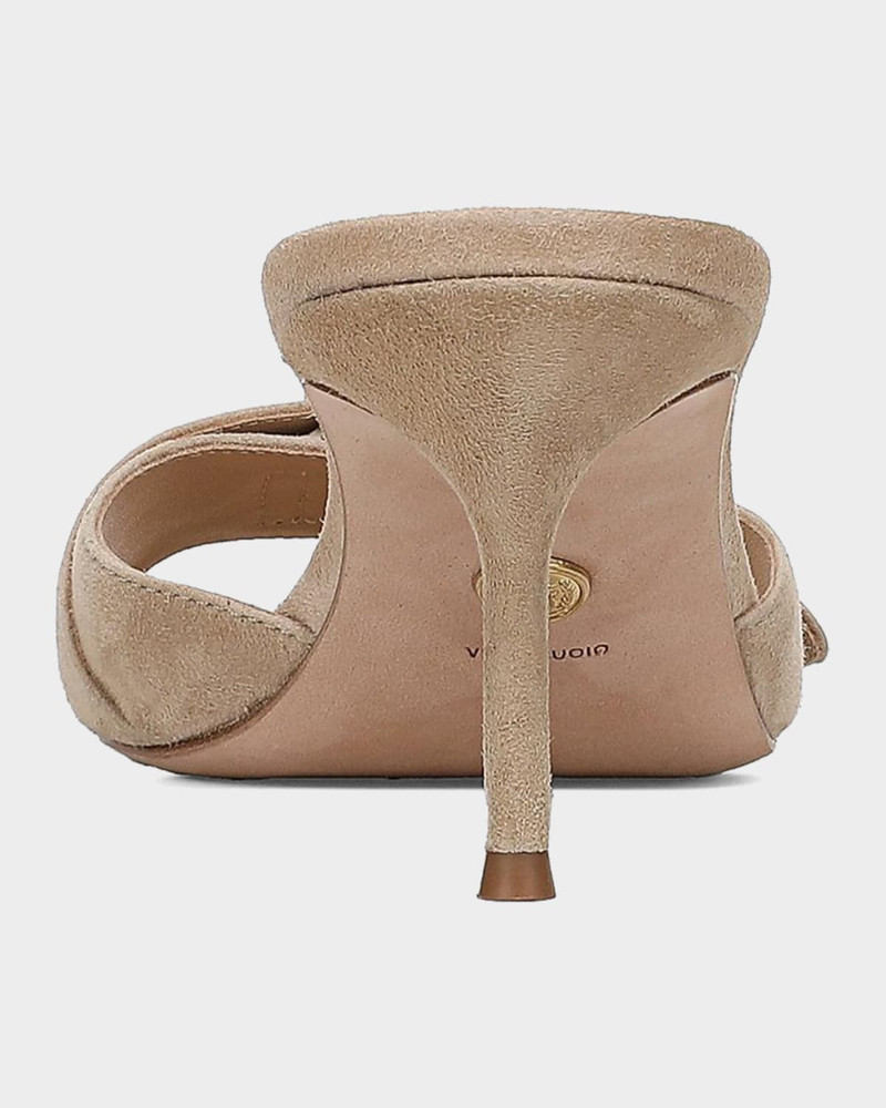 VERONICA BEARD 65mm Tia Suede Buckle Mules outlook