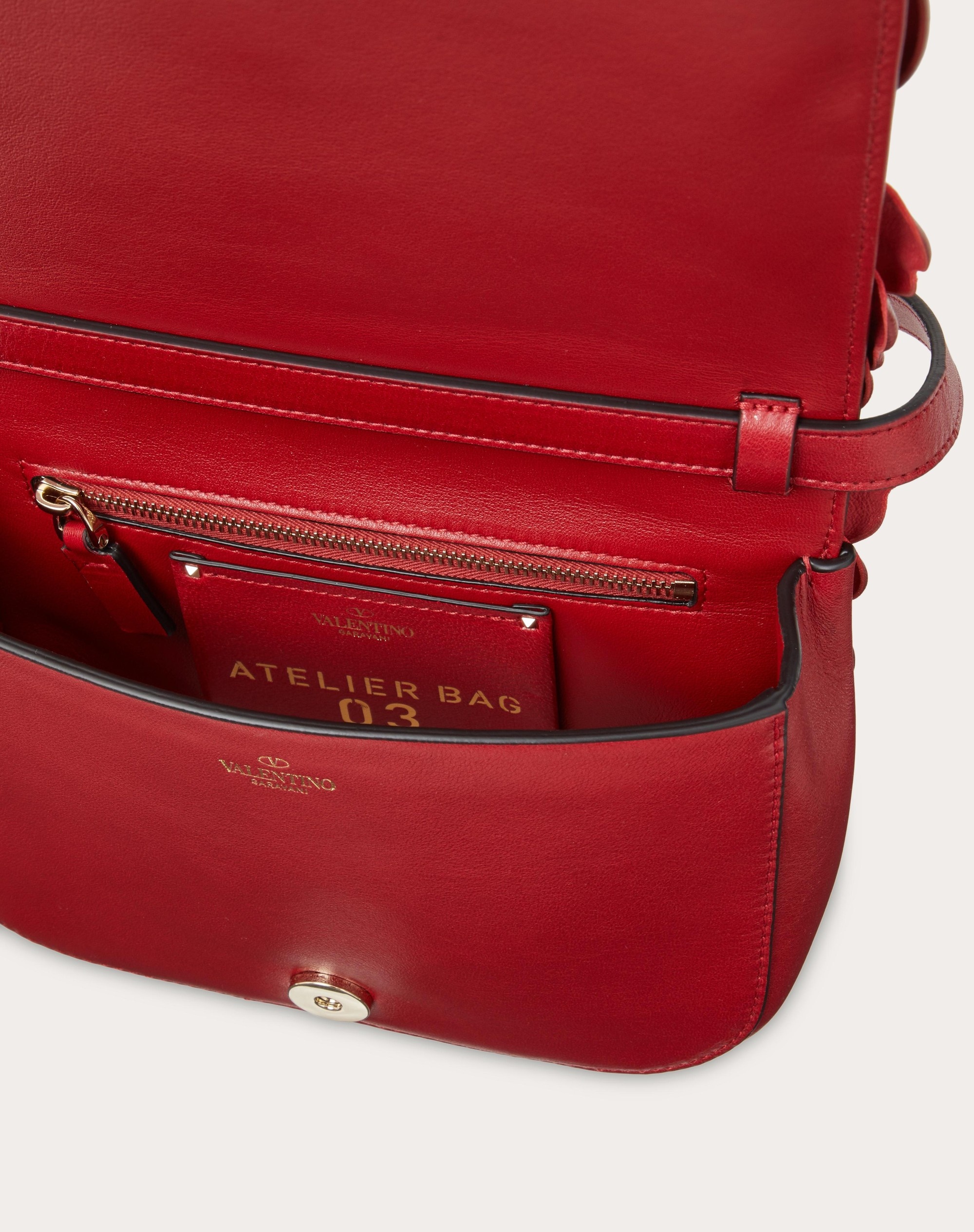 SMALL VALENTINO GARAVANI 03 ROSE EDITION ATELIER BAG WITH SHOULDER STRAP - 4