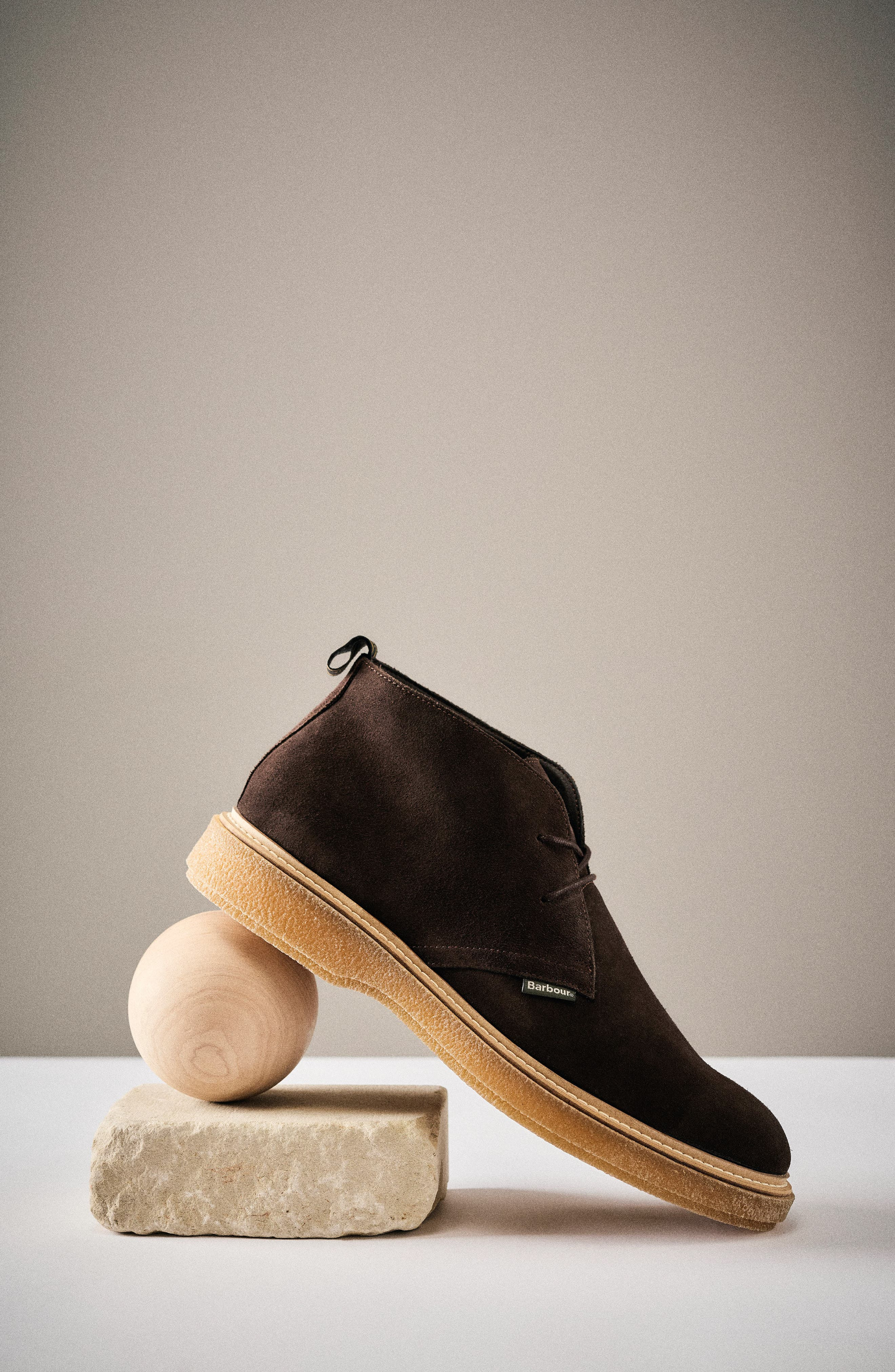 Barbour Blaine Chukka Boot in Chocolate Suede at Nordstrom - 8