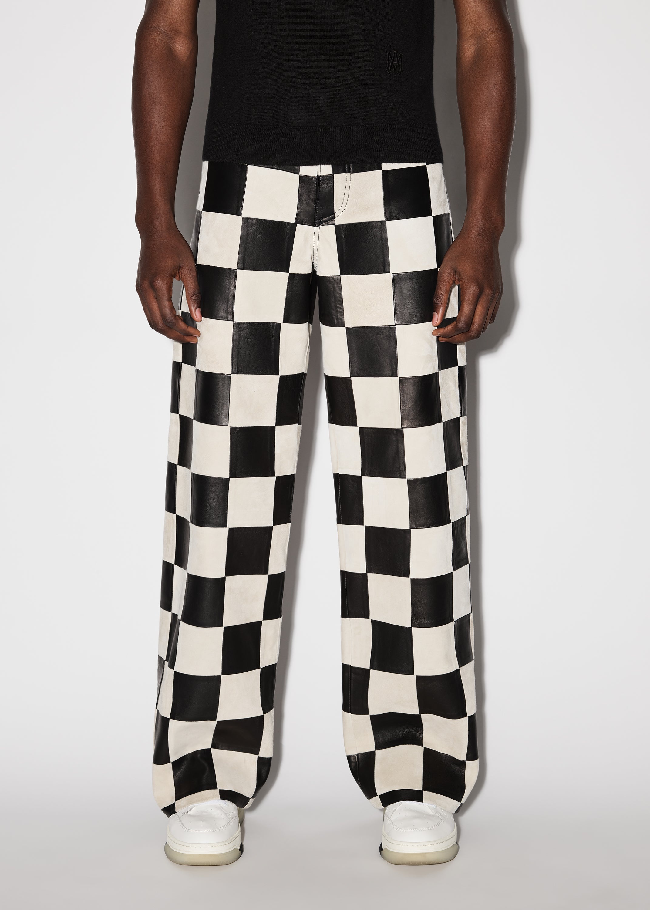 CHECKER 5 POCKET BAGGY PANT - 2