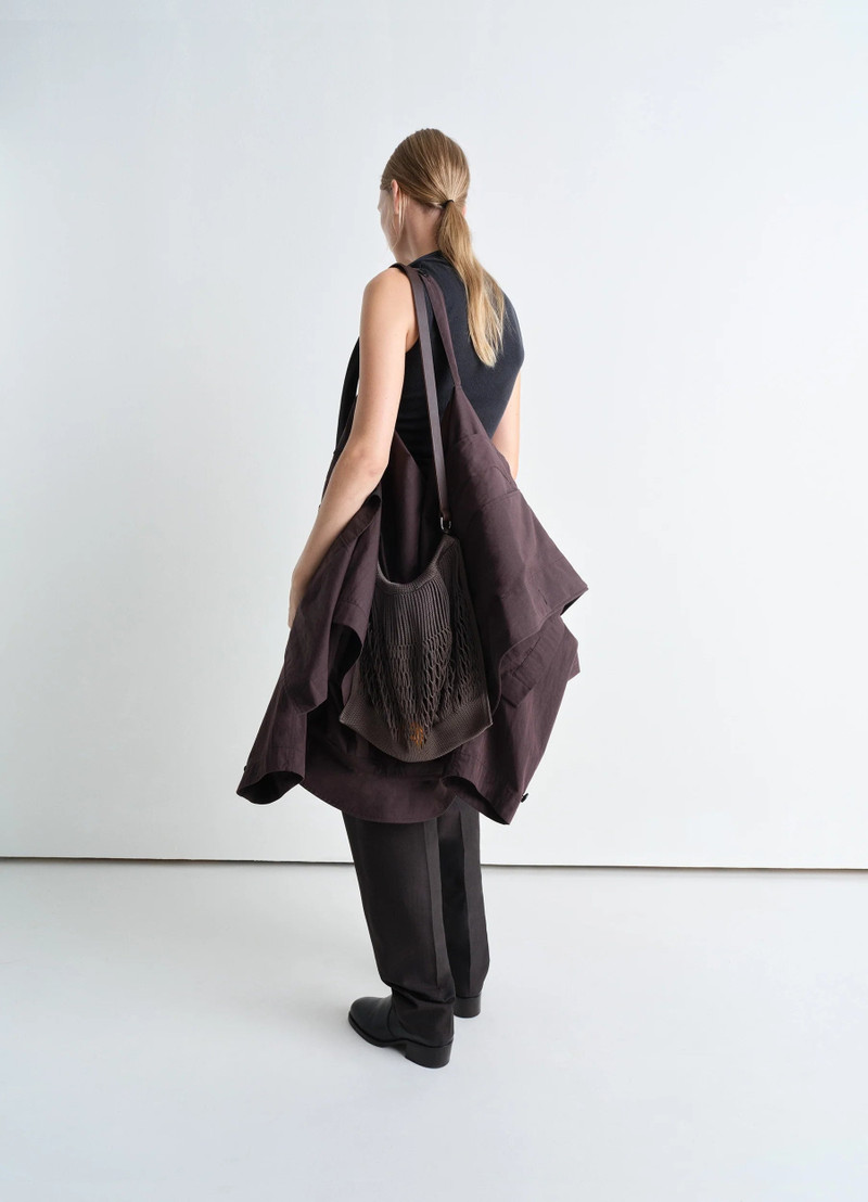 Lemaire LARGE CROSSBODY FILT NET SHOPPING BAG outlook