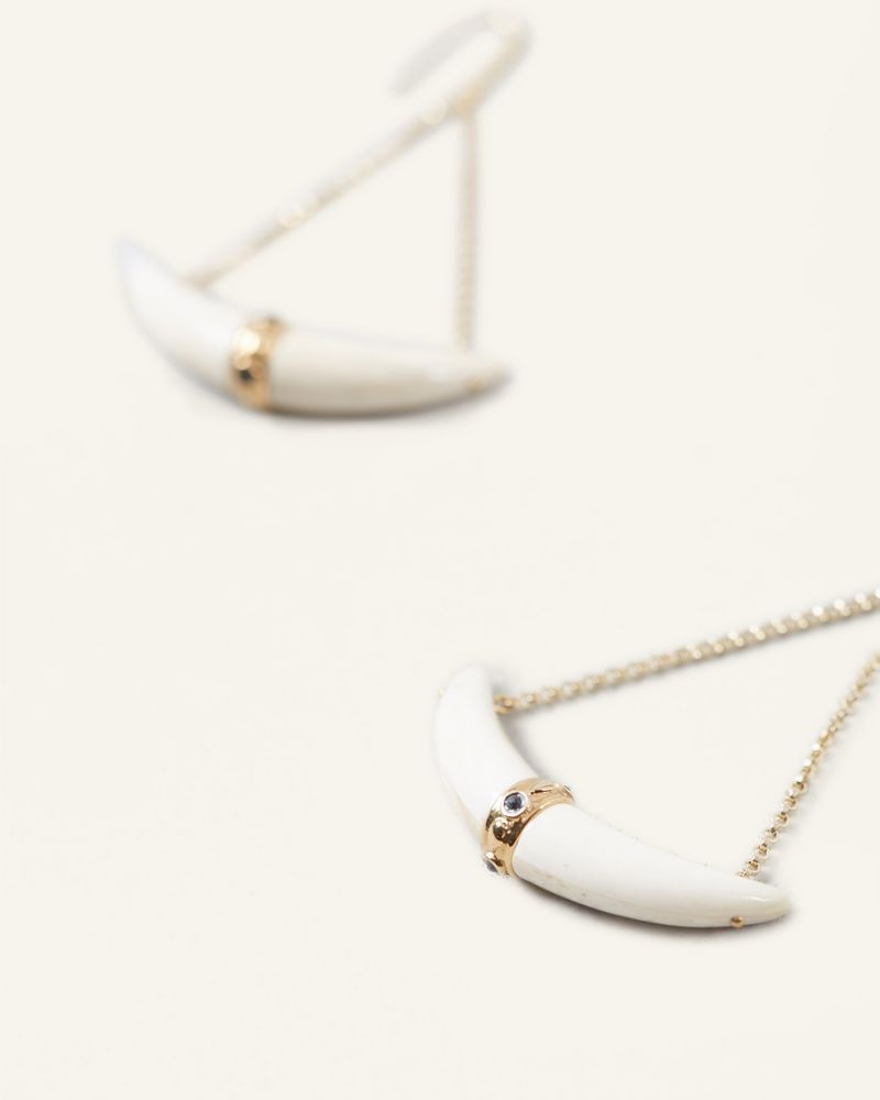 CAP HORN EARRINGS - 3
