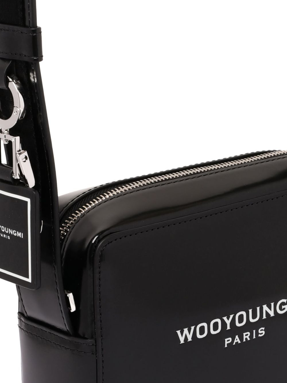 logo-print rectangular-shape crossbody bag - 4