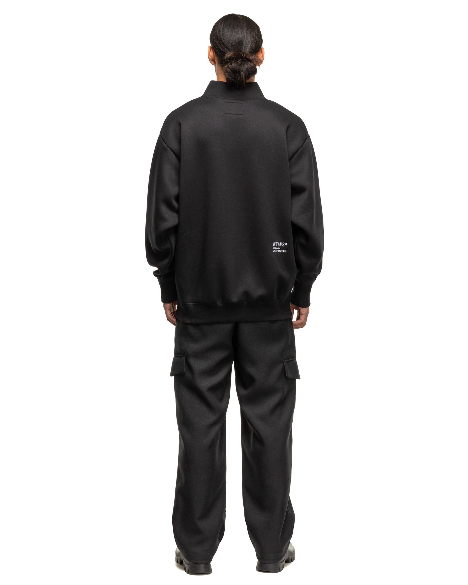 WTAPS Mock Neck / Sweater / Poly. Fortless BLACK | REVERSIBLE