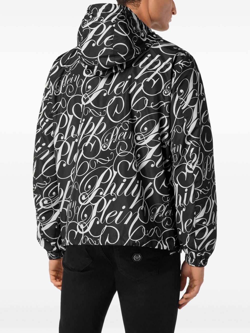 logo-print jacket - 4