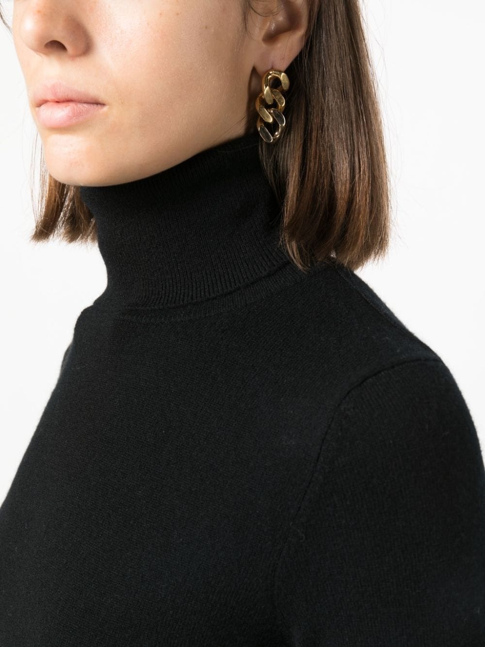 fine-knit cashmere roll-neck jumper - 5