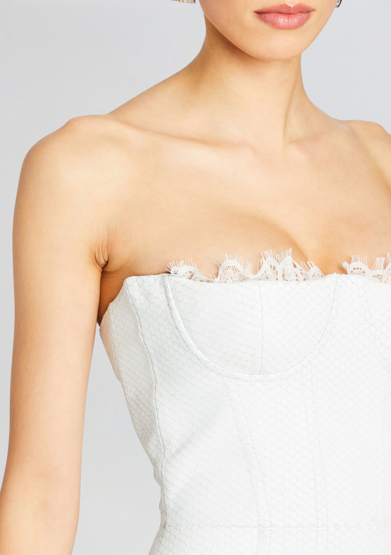 RETROFÊTE AMBERLY LEATHER DRESS outlook