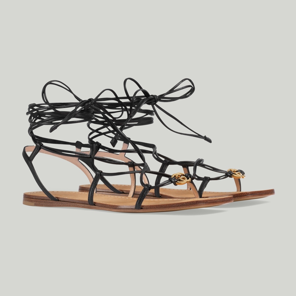 Women's Interlocking G strappy sandal - 2