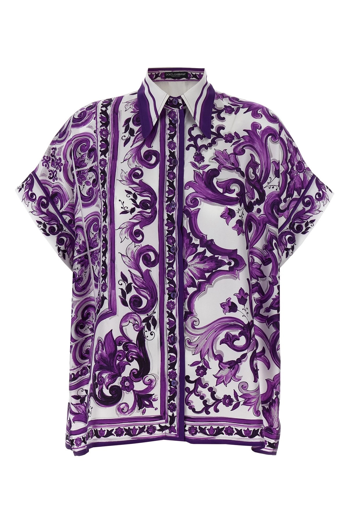 'Maiolica' print shirt - 1