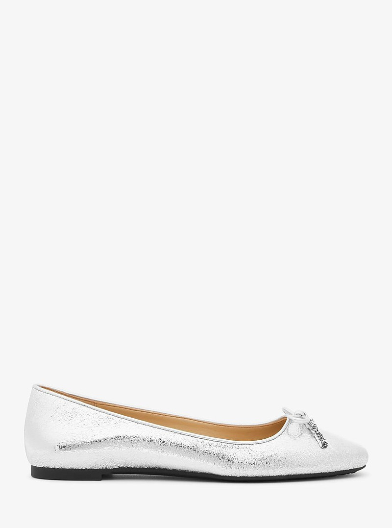 Nori Flex Metallic Leather Ballet Flat 1