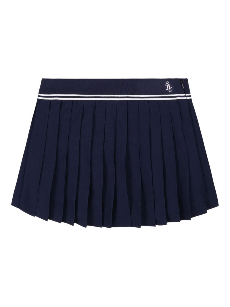 pleated mini skirt 1