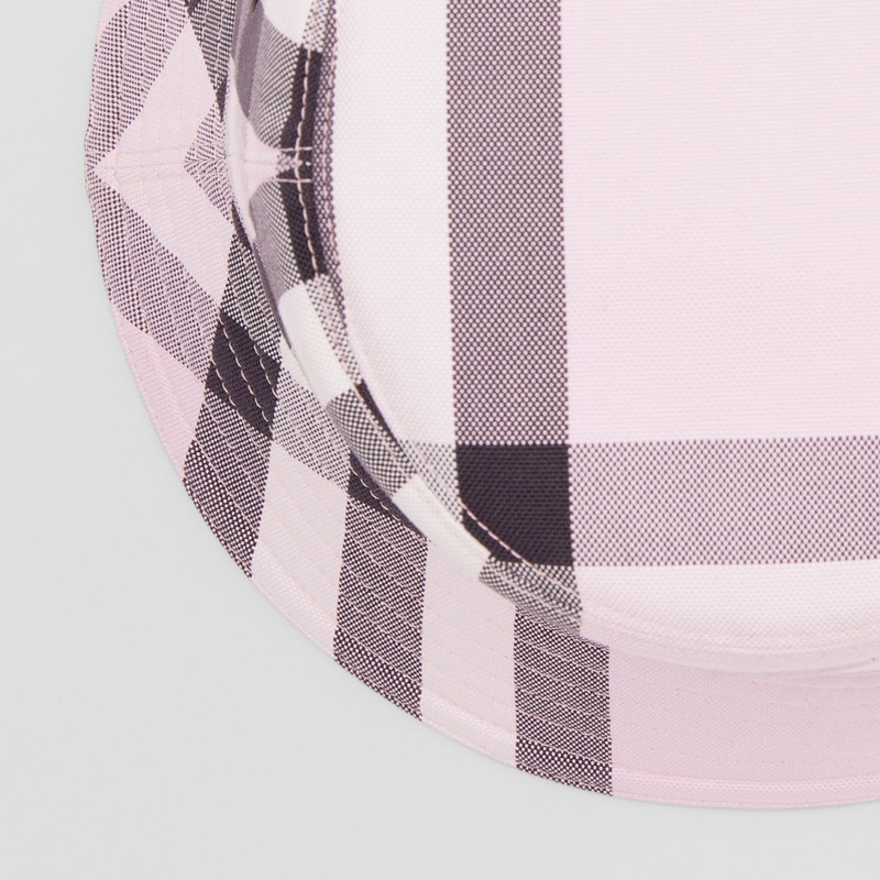 Check Cotton Bucket Hat 7