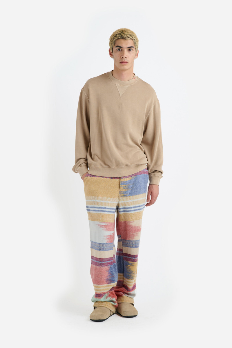 The Elder Statesman BLANKET STRIPE DRAWSTRING PANT outlook