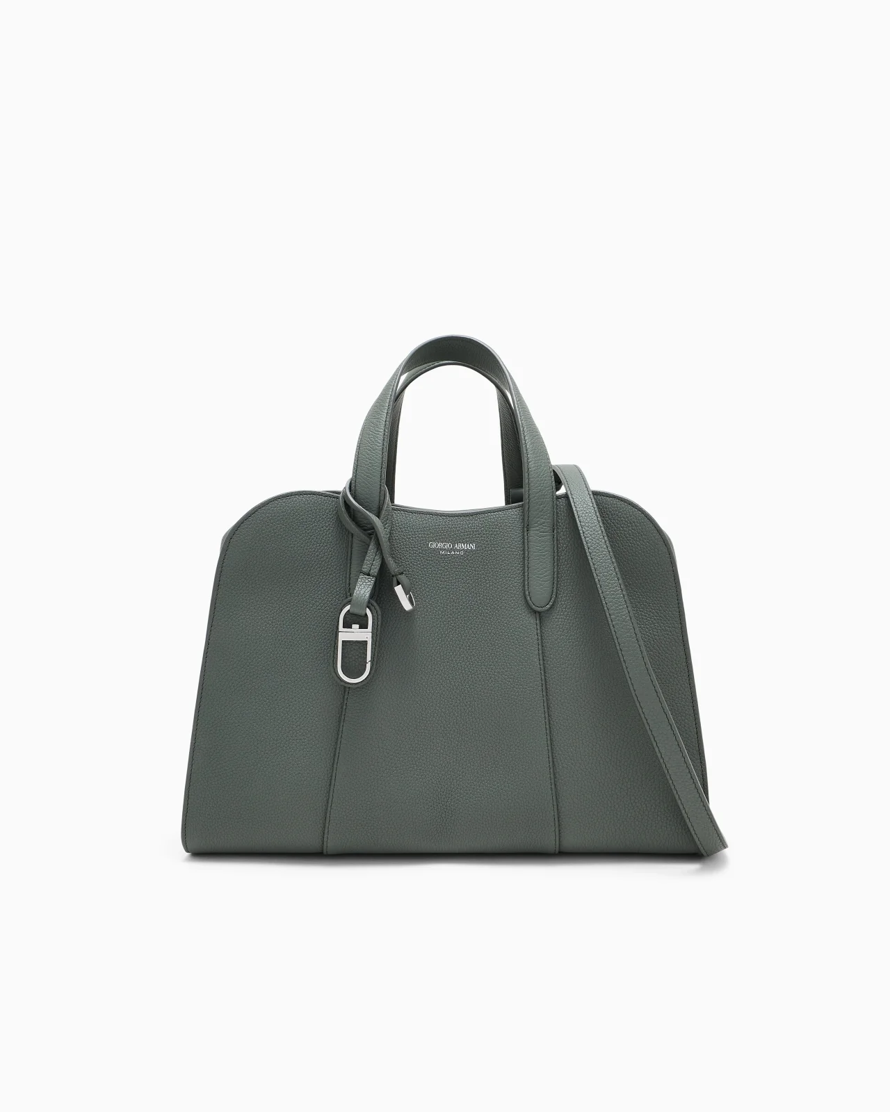 HANDBAG IN GRAINED LEATHER - 1