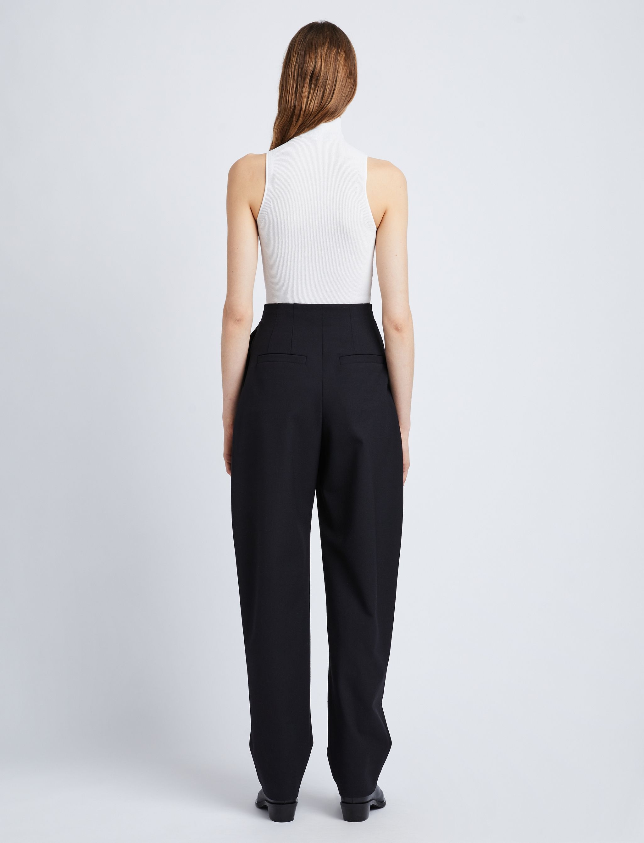 Wool Twill Trousers - 4